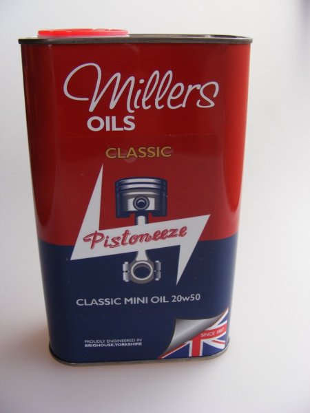 Millers Classic "Mini Öl" SAE 20W/50 1 Liter Blechdose,