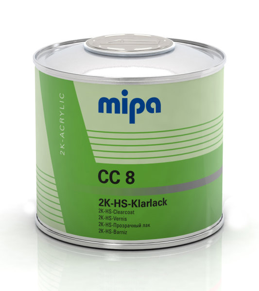 Mipa CC 8 Klarlack 0,5 Liter,  Für Lufttrocknung geeignett