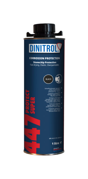 Dinitrol 447 Steinschlagschutz 1 Liter schwarz mit Zink-Additiven