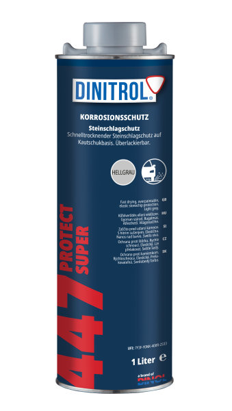 Dinitrol 447 Steinschlagschutz 1 Liter grau mit Zink-Additiven