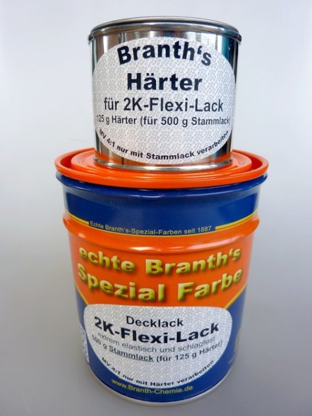 Branths 2K-Flexi-Lack,seidenglänzend, 4kg weiss  MHD 10/2024