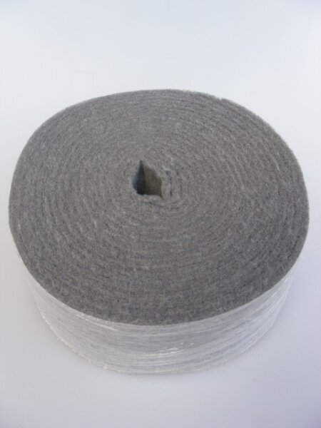 KA.EF Schleifvlies Rolle 115x10 Meter Korn 600 (grau)