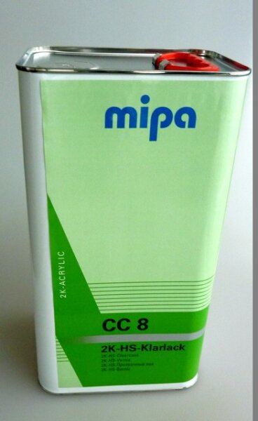 Mipa CC 8 Klarlack 5 Liter,  Für Lufttrocknung geeignet