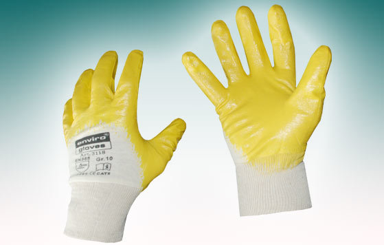 Nitril-Handschuhe gelb - Profi-Qualit&auml;t