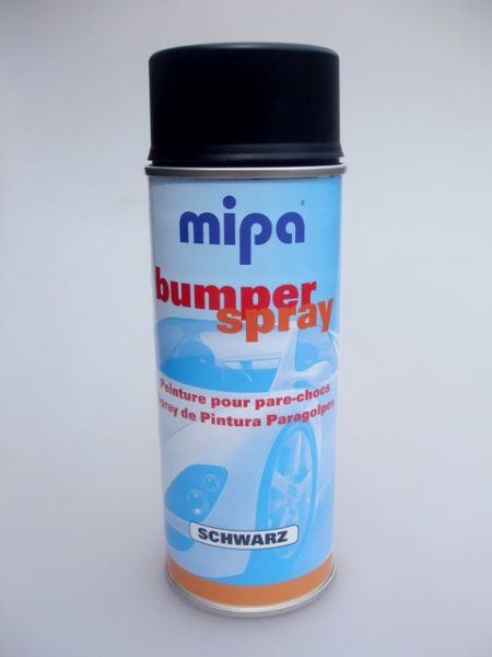 Mipa Bumper Paint Spray Strukturlack f&uuml;r Sto&szlig;stangen schwarz