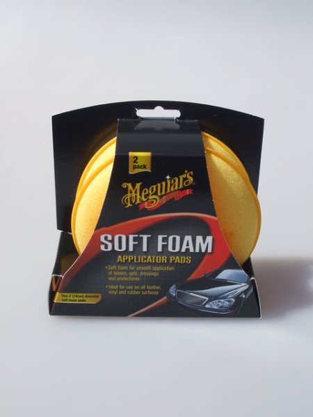 Meguiar&acute;s Soft Foam Applicator Pads,Auftragpad, 2er Pack