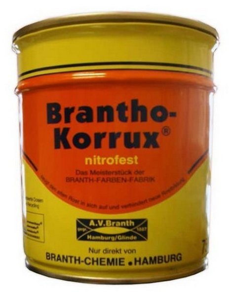 Brantho-Korrux "nitrofest" 5 Liter Farbgruppe 2 RAL 9005 schwarz