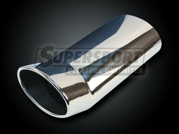 SUPERSPORT Edelstahl-Powerendrohr 110x155mm DTM-Look