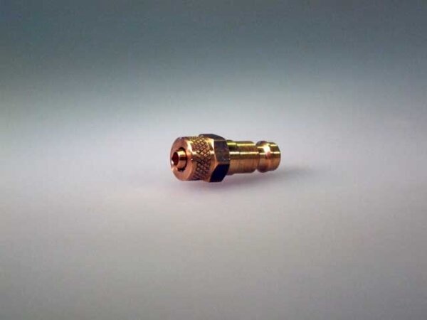 Stecknippel mit Überwurfmutter für Hohlraumschlauch