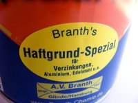 Branth&acute;s Haftgrund Spezial f&uuml;r Verzinkungen, Alu, Edelstahl